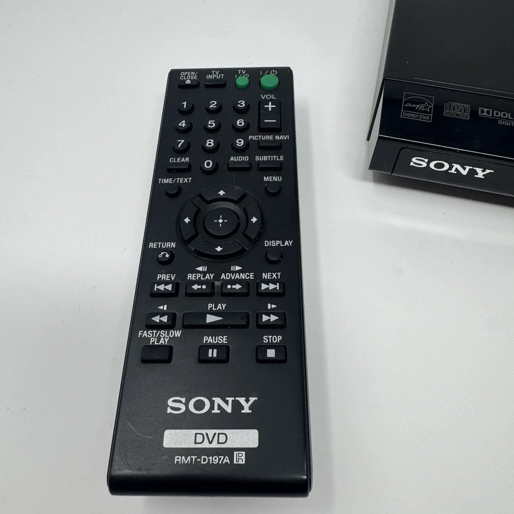 Sony DVP-SR510H 1080p Upscaling CD DVD Player Black with Remote RMT-D197A